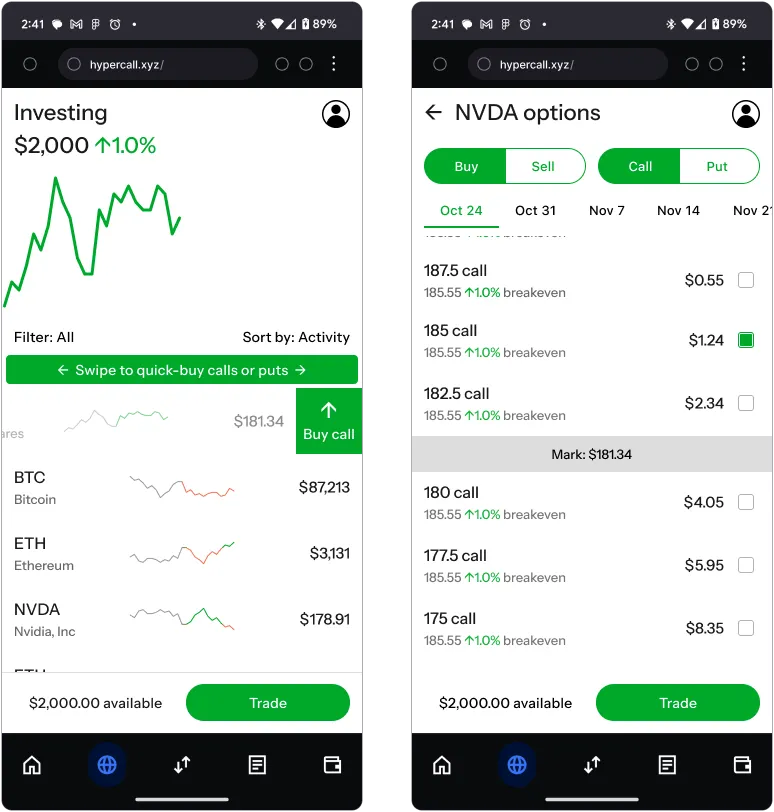 Hypercall: Building the Options Layer on Hyperliquid